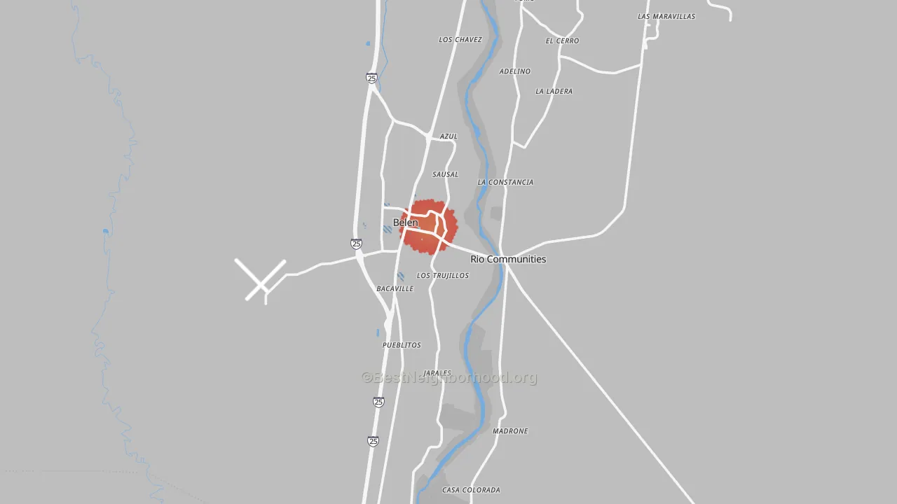 Transit Grade map of 87002, NM