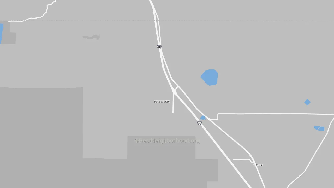 Transit Grade map of 87005, NM