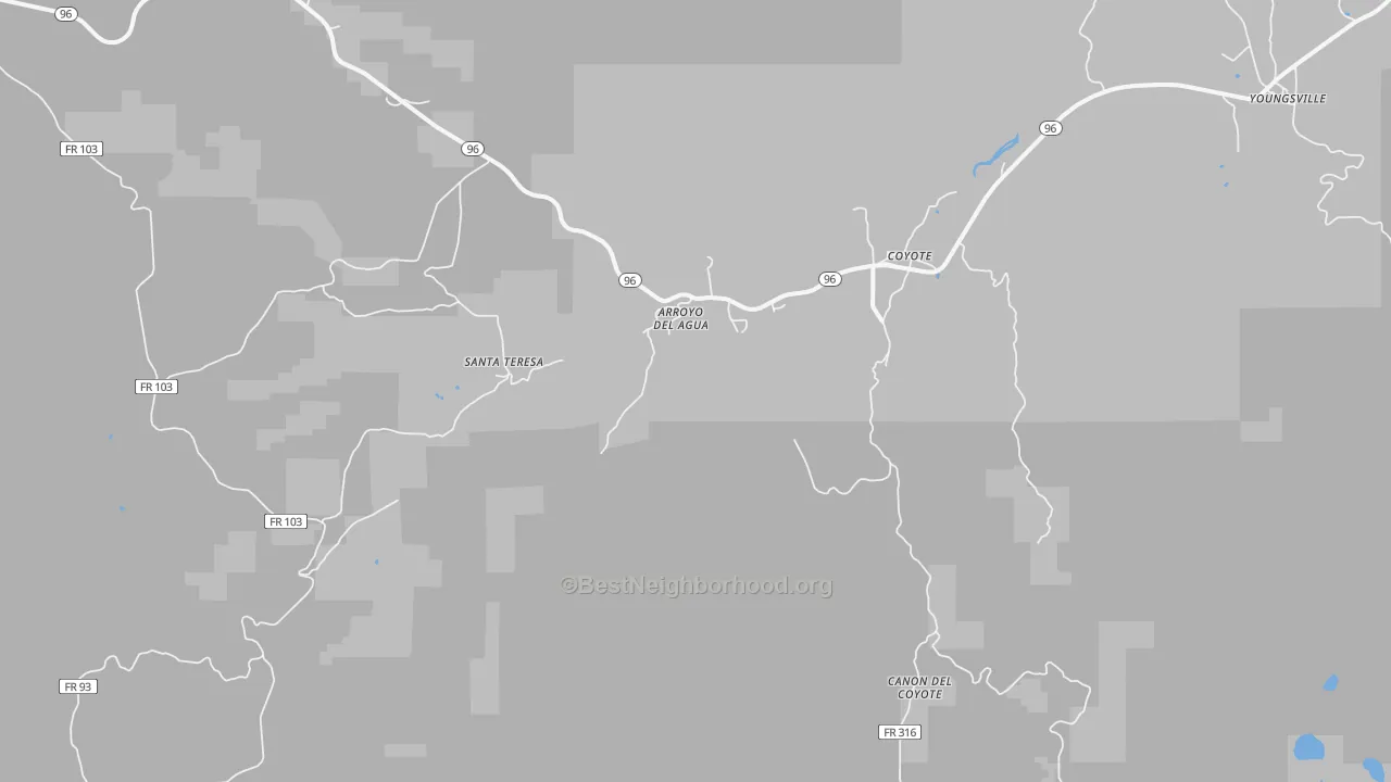 Transit Grade map of 87012, NM