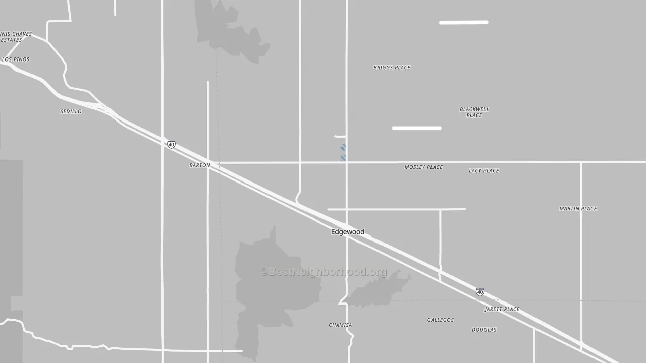 Transit Grade map of 87015, NM