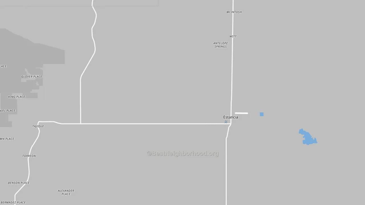 Transit Grade map of 87016, NM