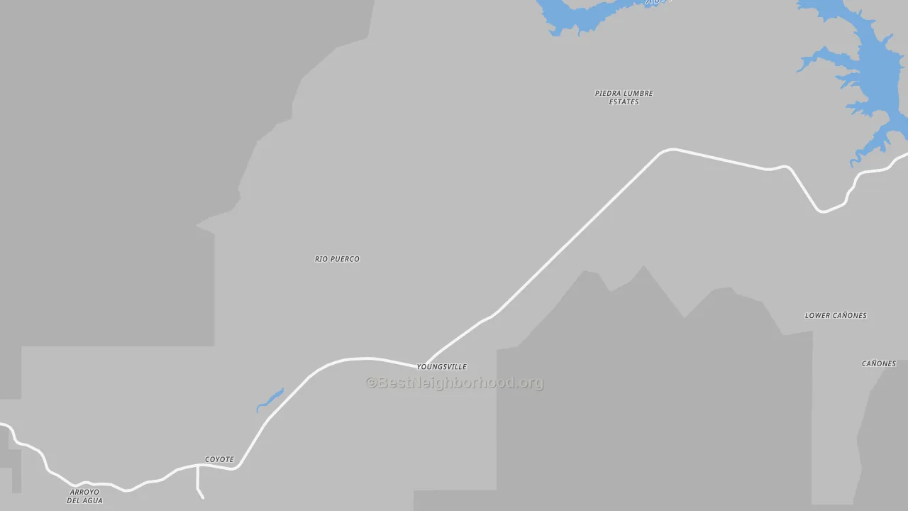 Transit Grade map of 87064, NM