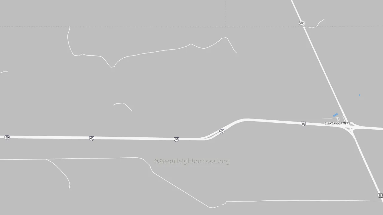 Transit Grade map of 87070, NM