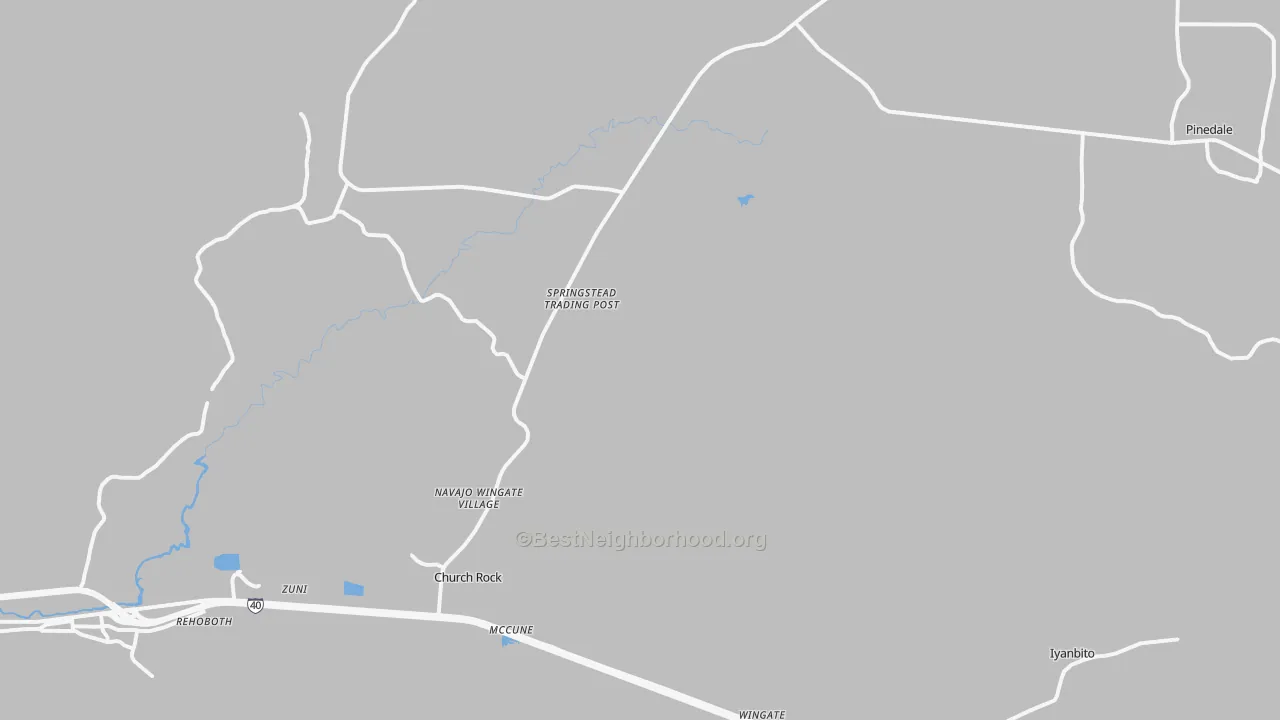 Transit Grade map of 87311, NM