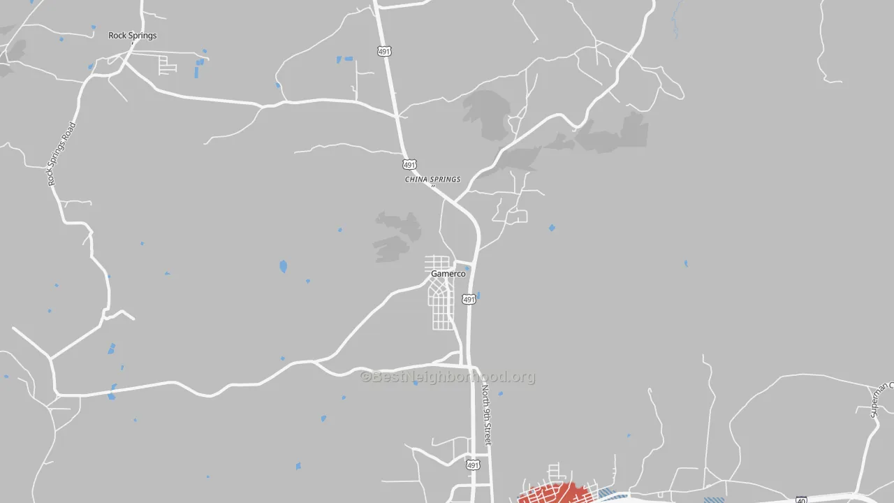 Transit Grade map of 87317, NM