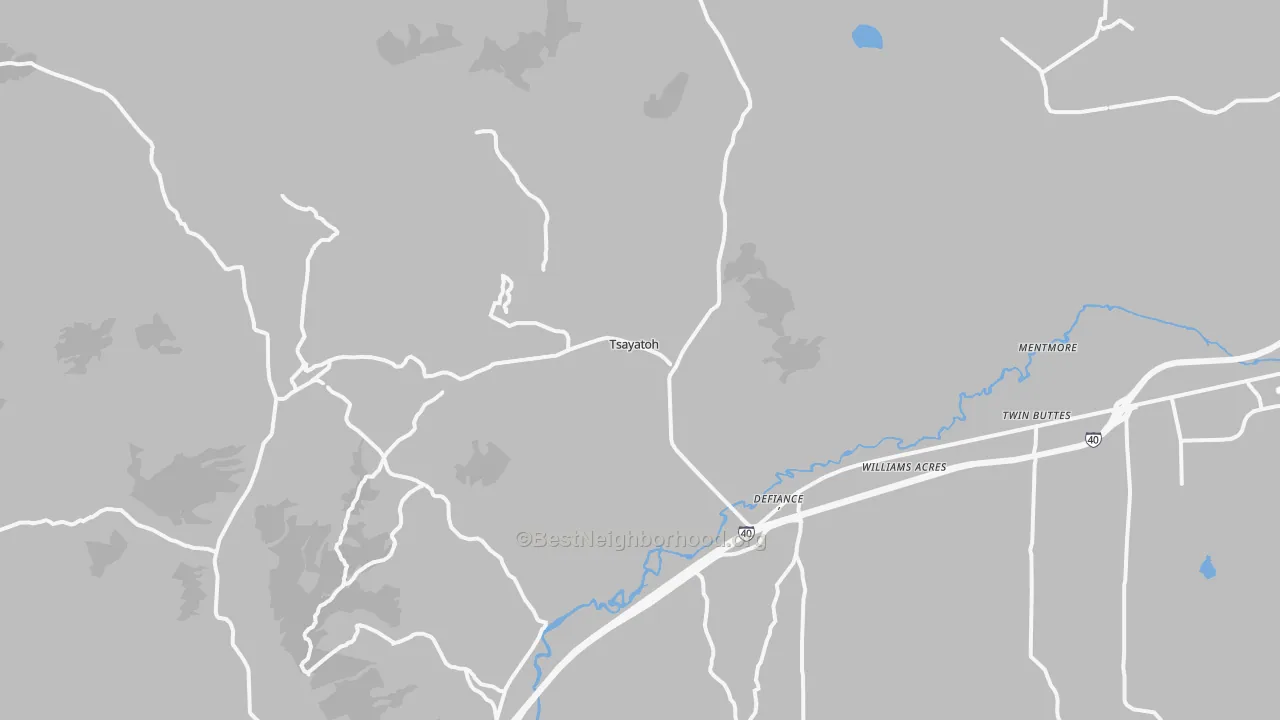 Transit Grade map of 87319, NM