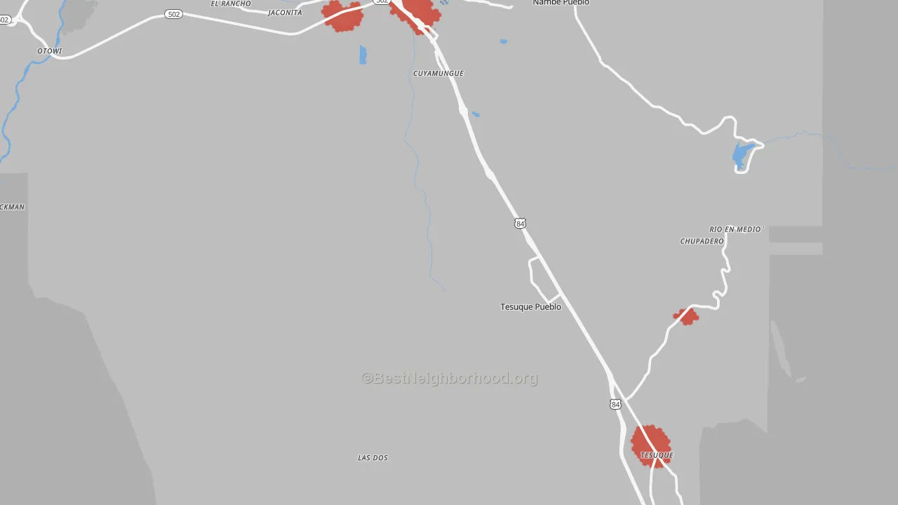 Transit Grade map of 87506, NM