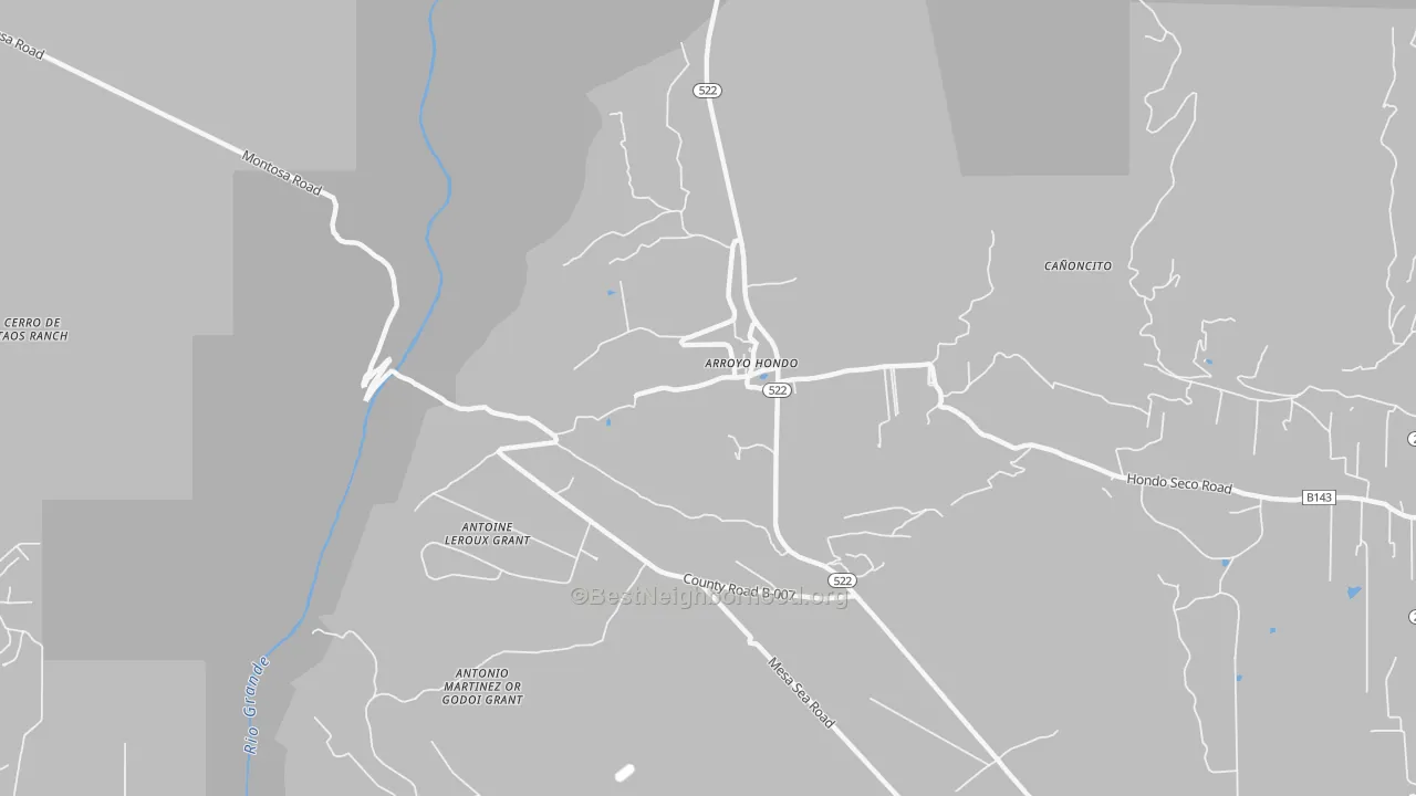 Transit Grade map of 87513, NM