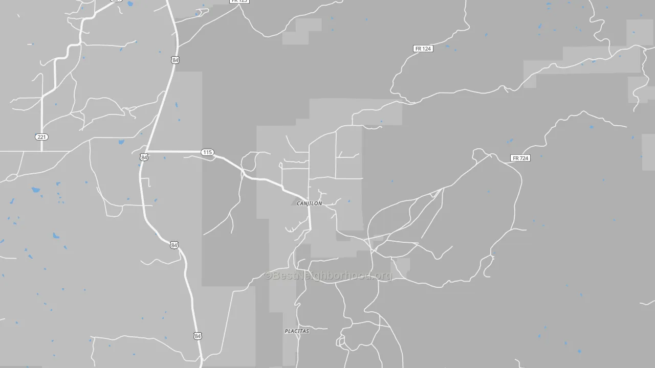 Transit Grade map of 87515, NM
