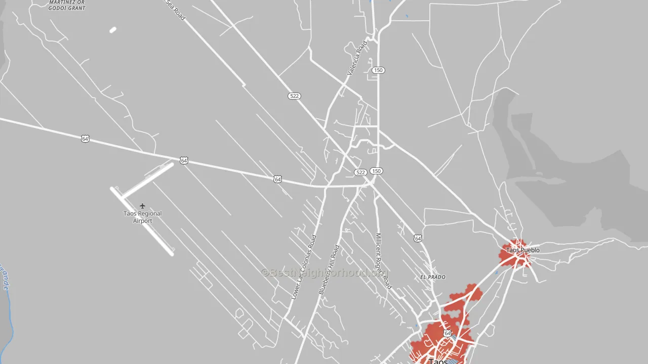 Transit Grade map of 87529, NM