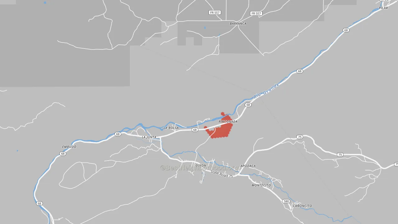 Transit Grade map of 87531, NM
