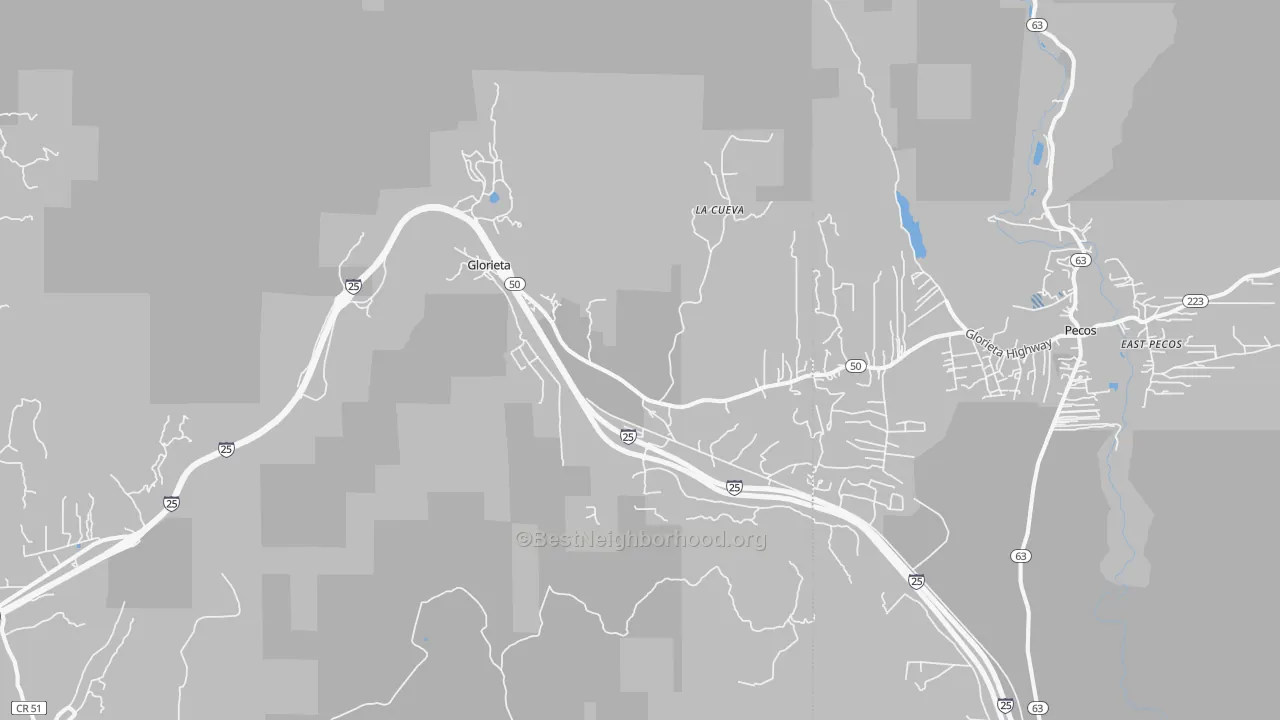 Transit Grade map of 87535, NM
