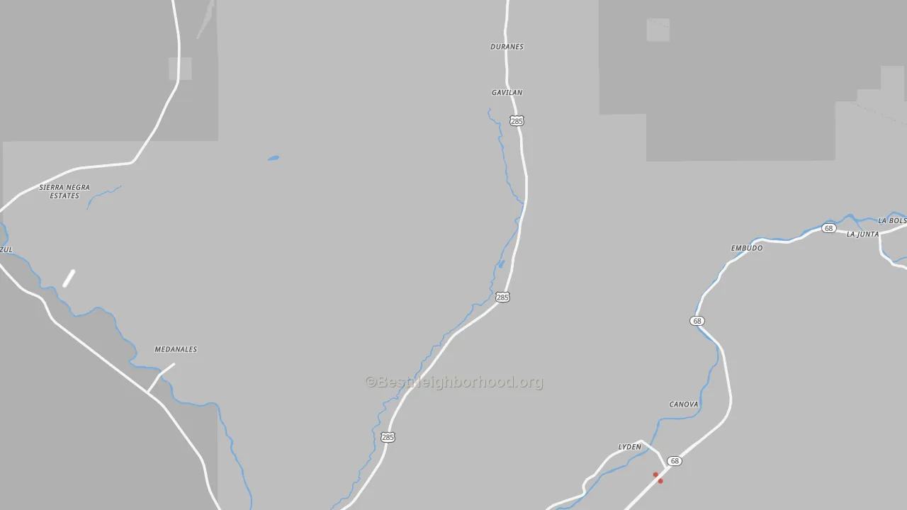 Transit Grade map of 87549, NM
