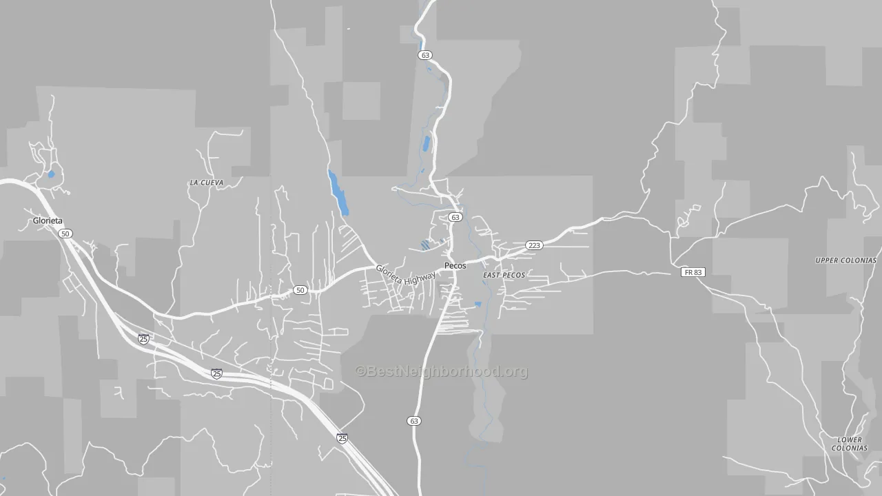 Transit Grade map of 87552, NM