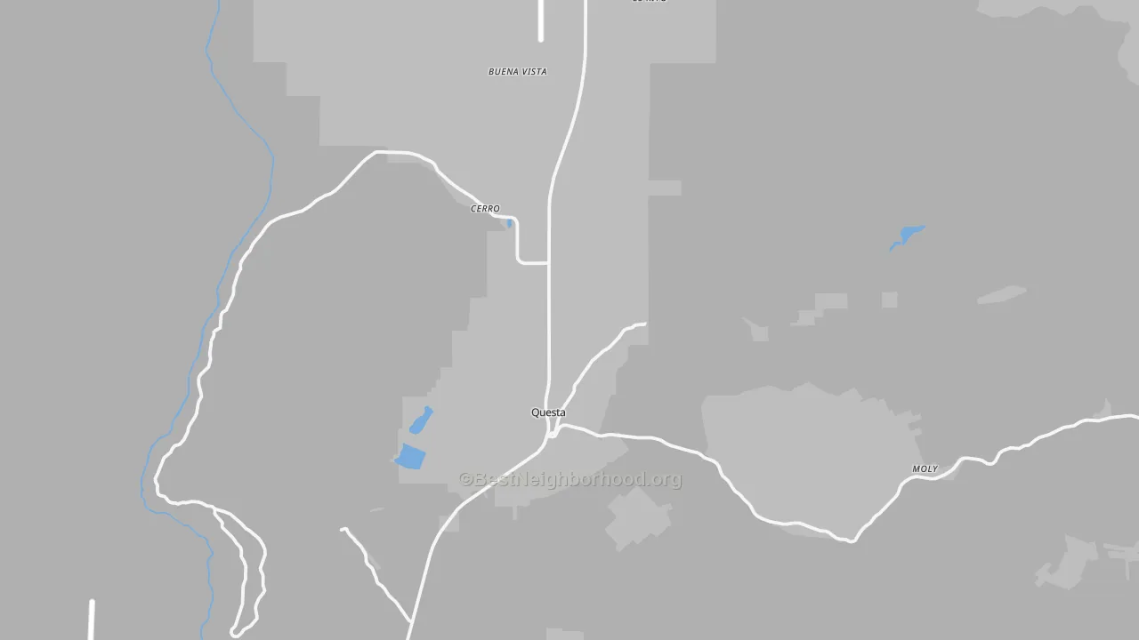 Transit Grade map of 87556, NM