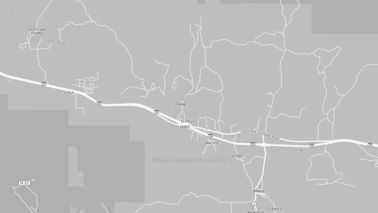 Transit Grade map of 87565, NM