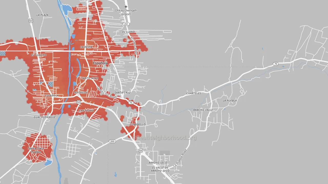 Transit Grade map of 87567, NM
