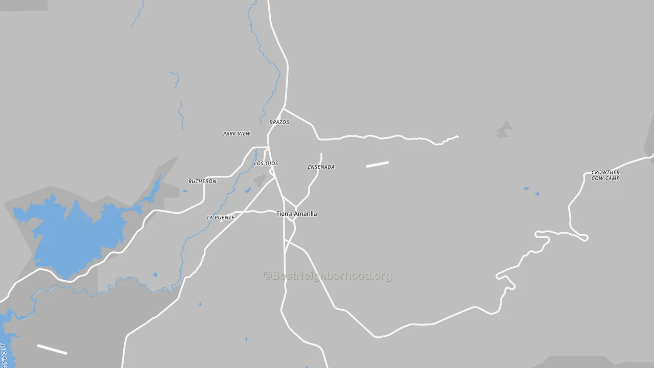 Transit Grade map of 87575, NM