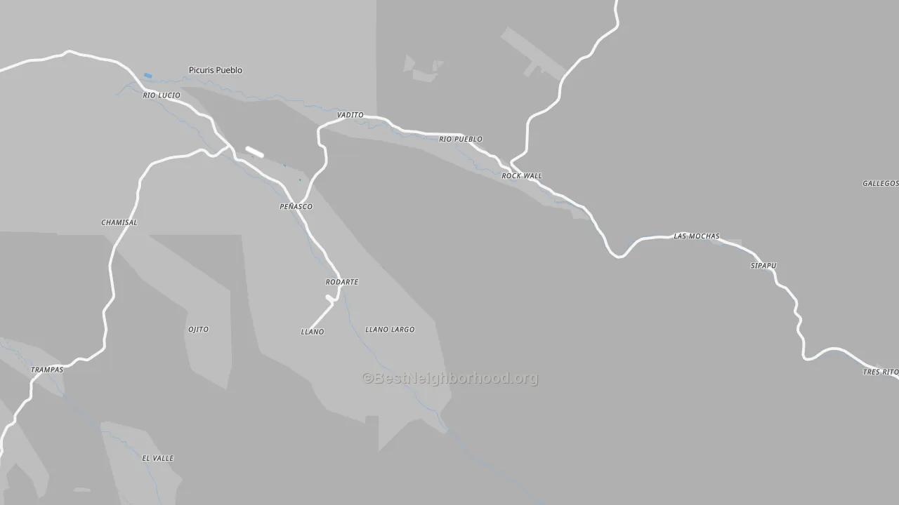 Transit Grade map of 87579, NM