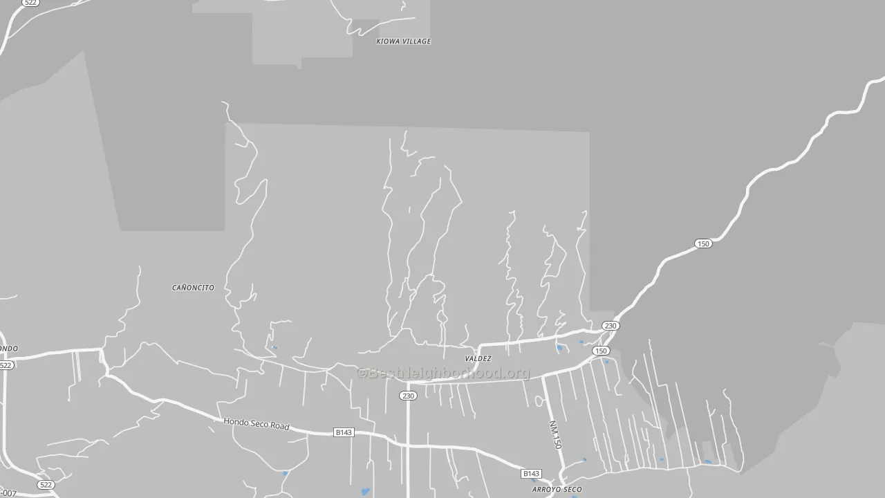 Transit Grade map of 87580, NM