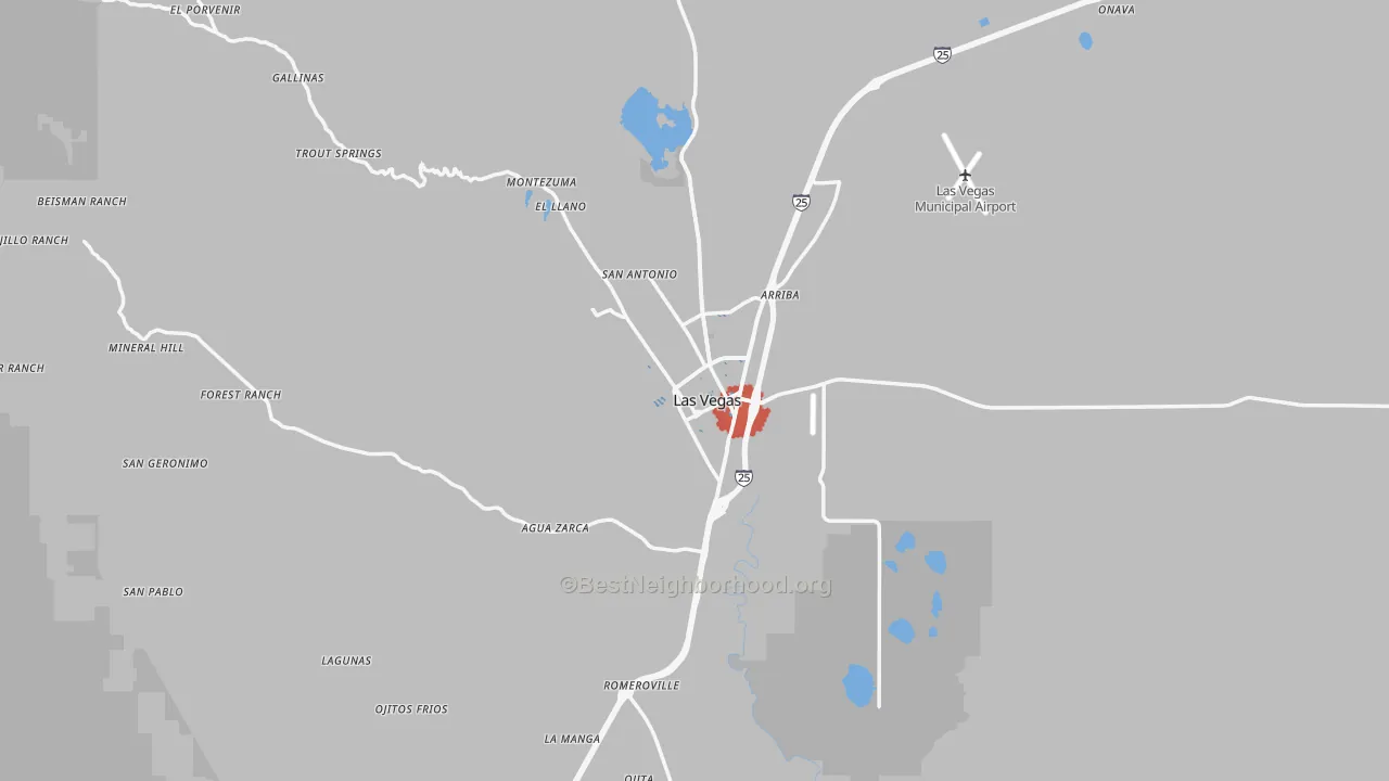Transit Grade map of 87701, NM