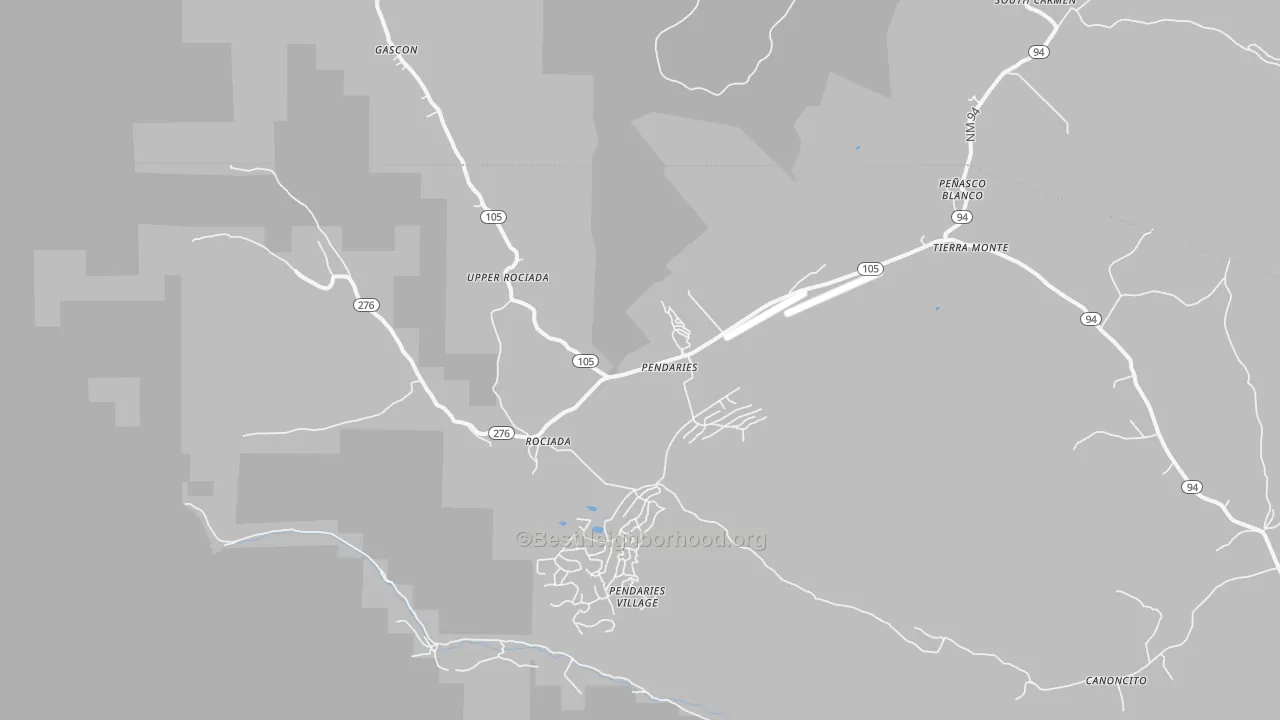 Transit Grade map of 87742, NM