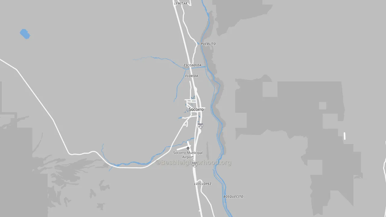 Transit Grade map of 87801, NM