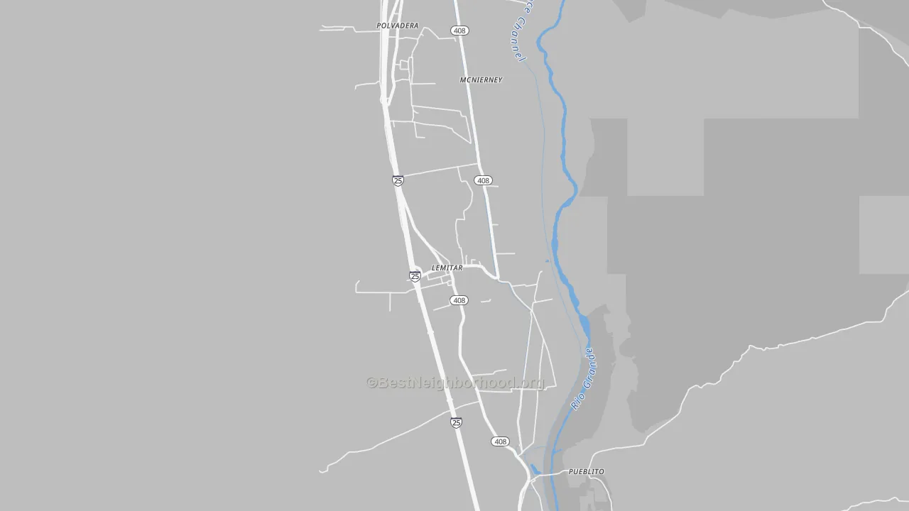 Transit Grade map of 87823, NM