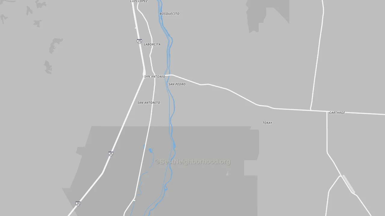 Transit Grade map of 87832, NM