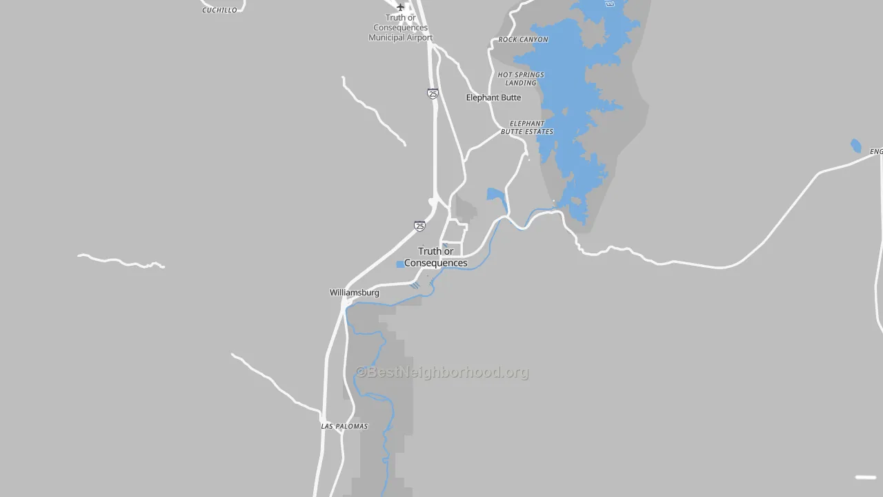 Transit Grade map of 87901, NM