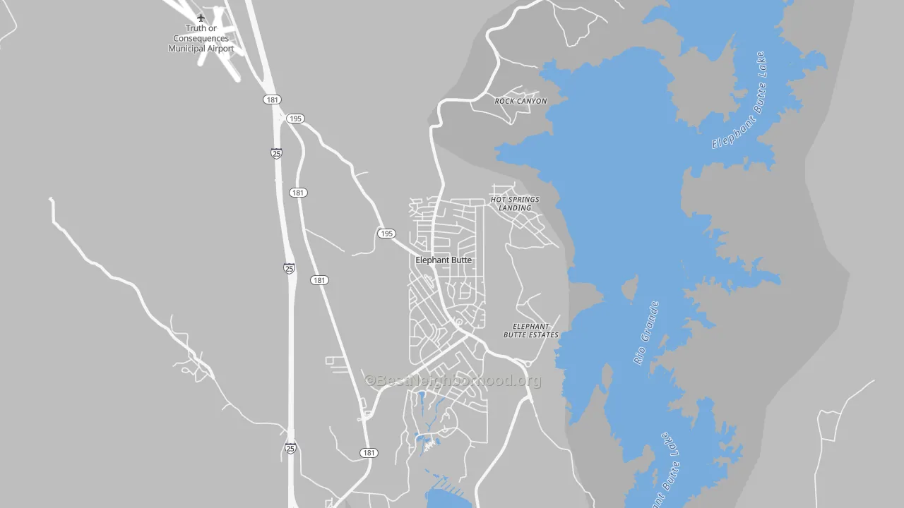 Transit Grade map of 87935, NM