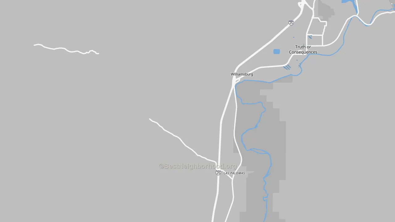 Transit Grade map of 87942, NM