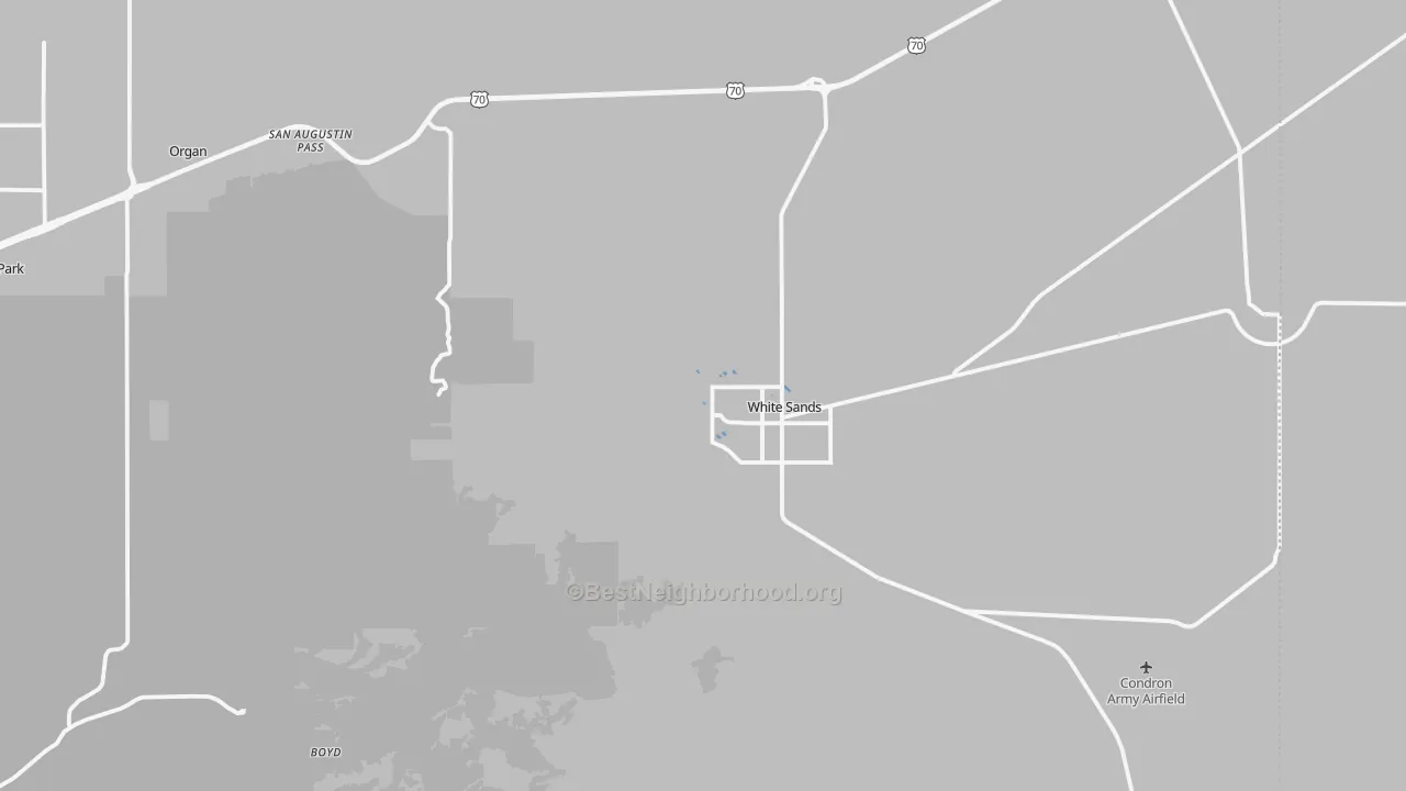 Transit Grade map of 88002, NM