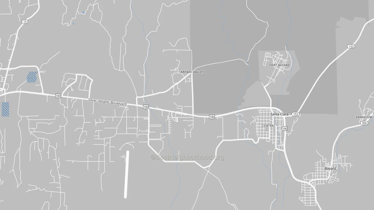 Transit Grade map of 88022, NM