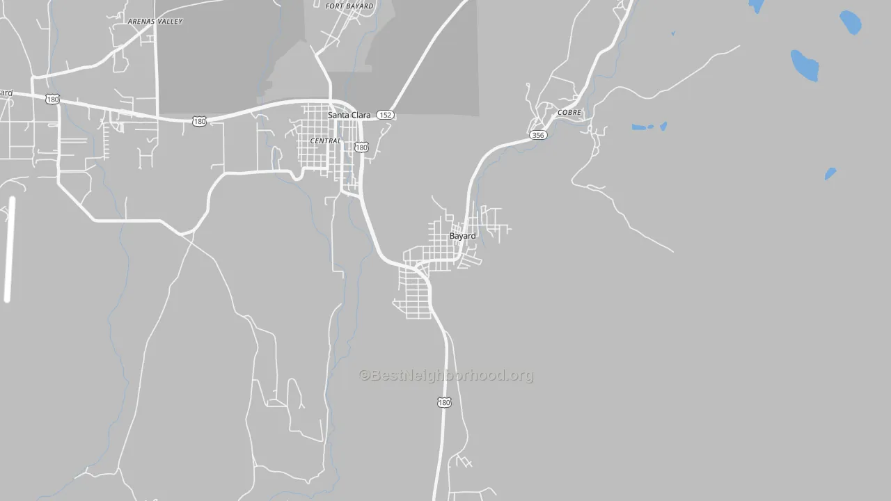 Transit Grade map of 88023, NM