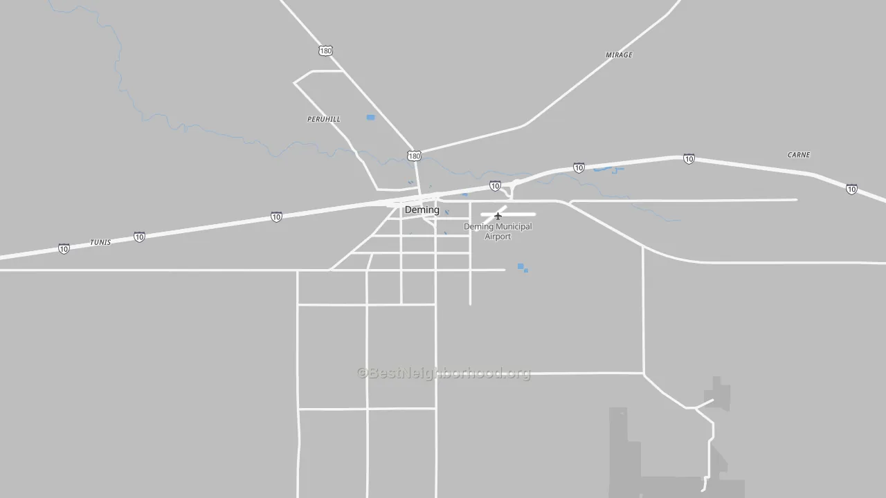 Transit Grade map of 88030, NM