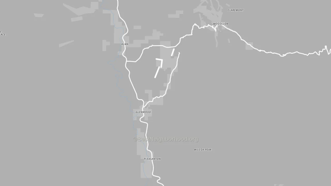 Transit Grade map of 88039, NM