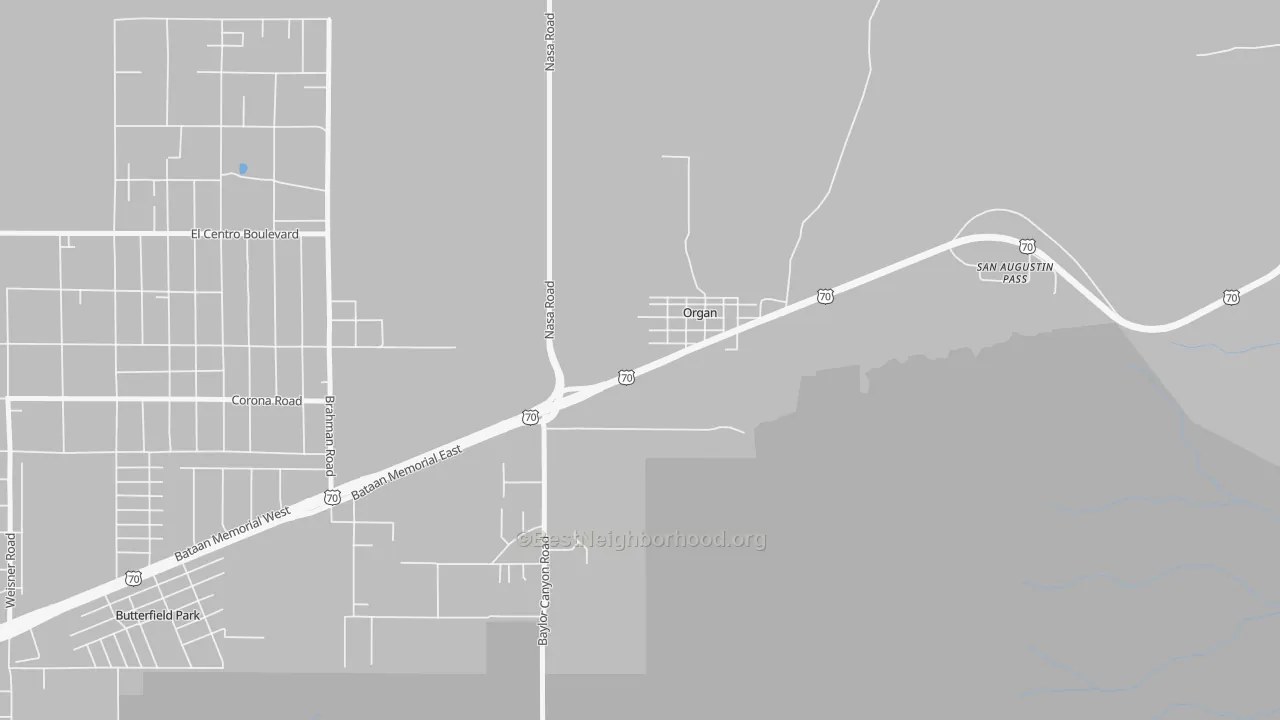 Transit Grade map of 88052, NM