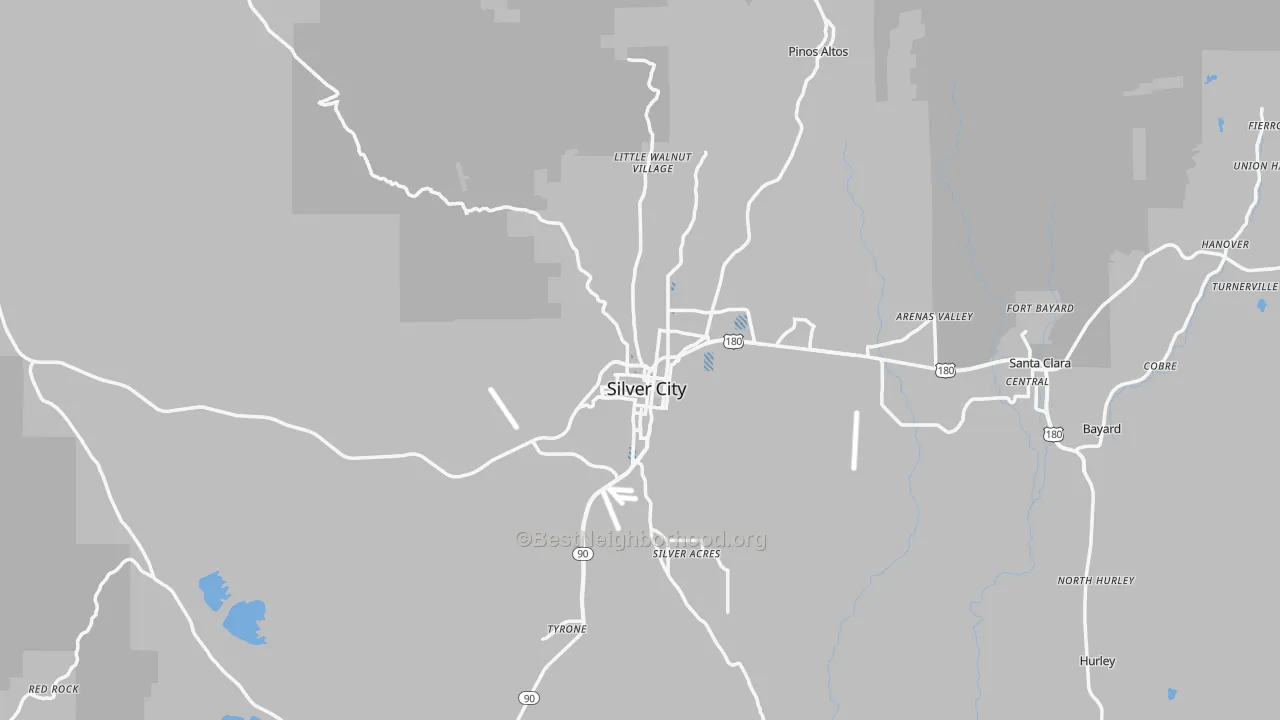 Transit Grade map of 88061, NM