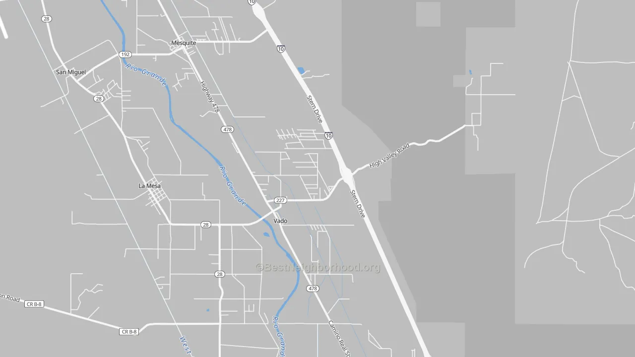 Transit Grade map of 88072, NM