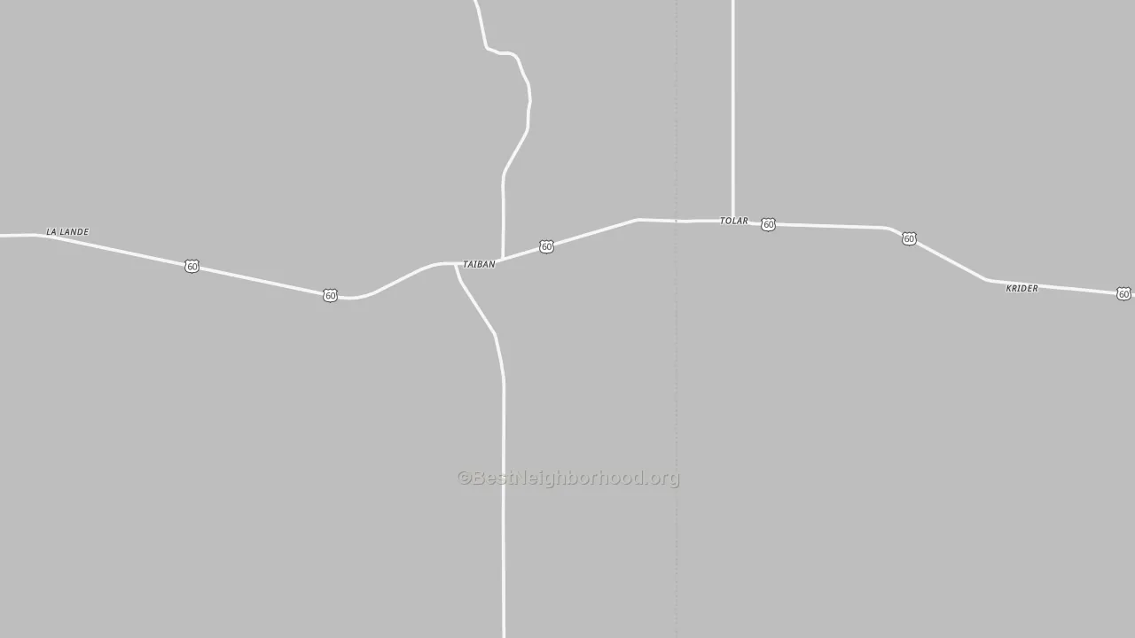 Transit Grade map of 88134, NM