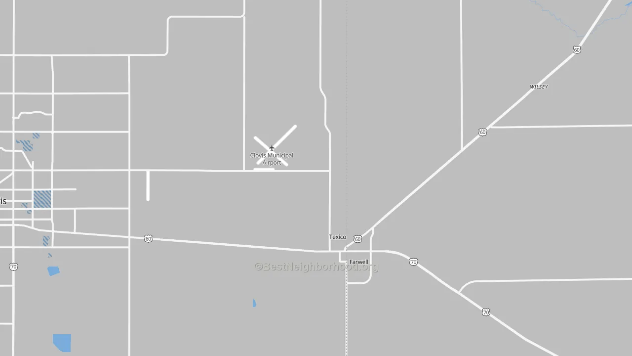 Transit Grade map of 88135, NM