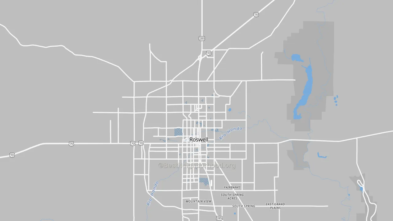 Transit Grade map of 88201, NM