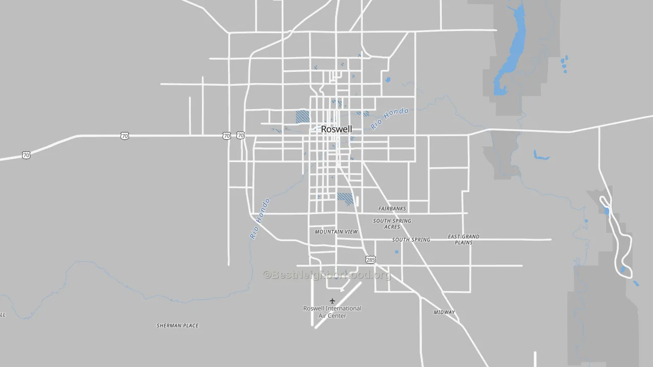 Transit Grade map of 88203, NM