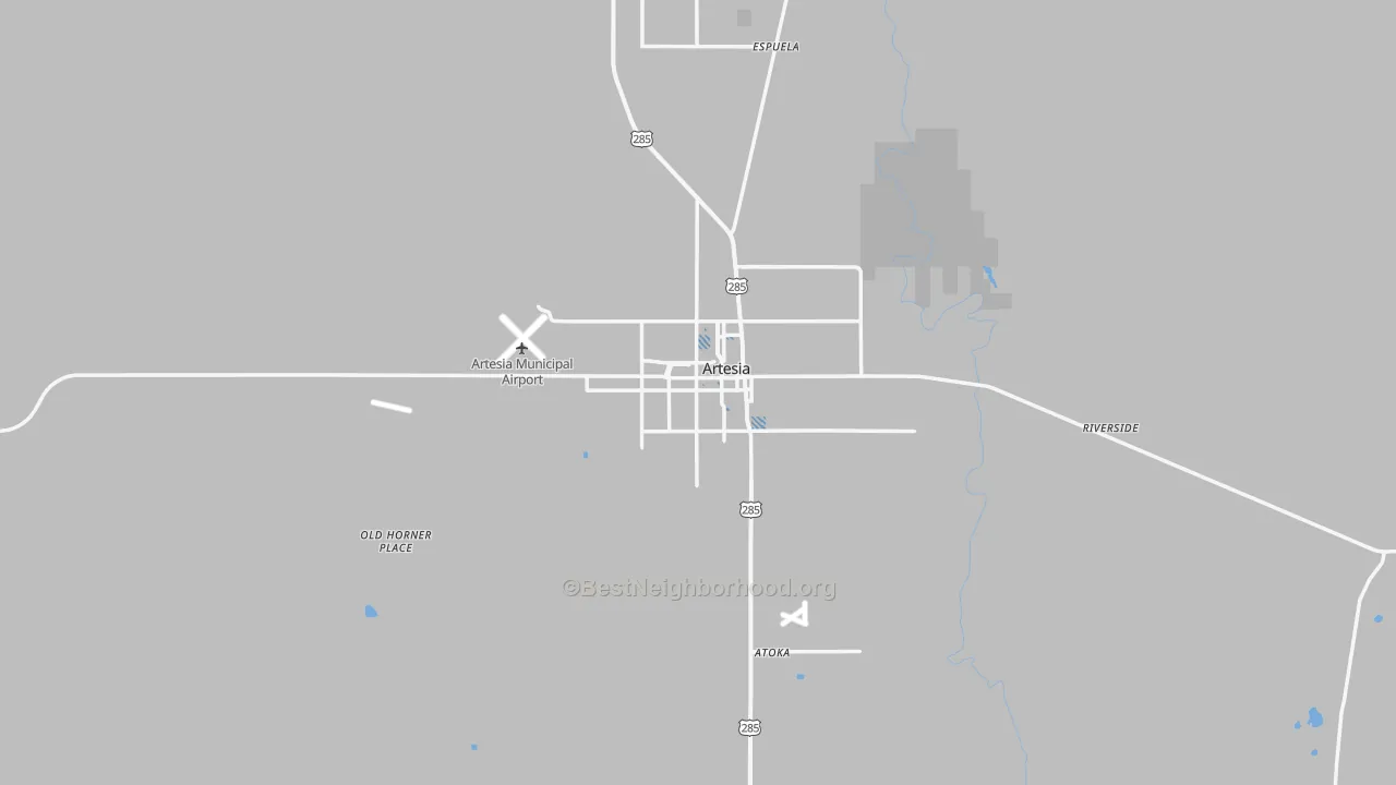 Transit Grade map of 88210, NM