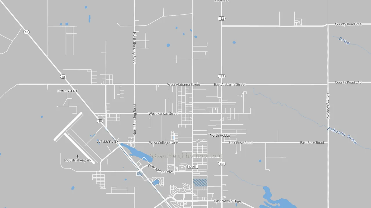 Transit Grade map of 88242, NM