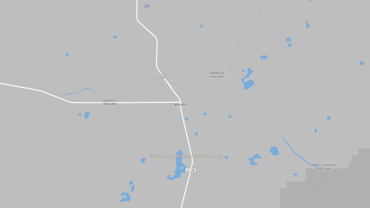 Transit Grade map of 88263, NM