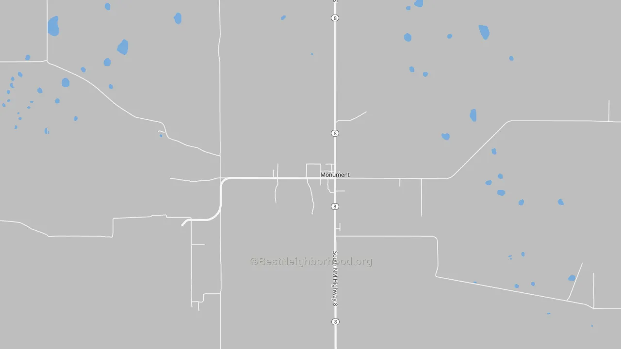 Transit Grade map of 88265, NM