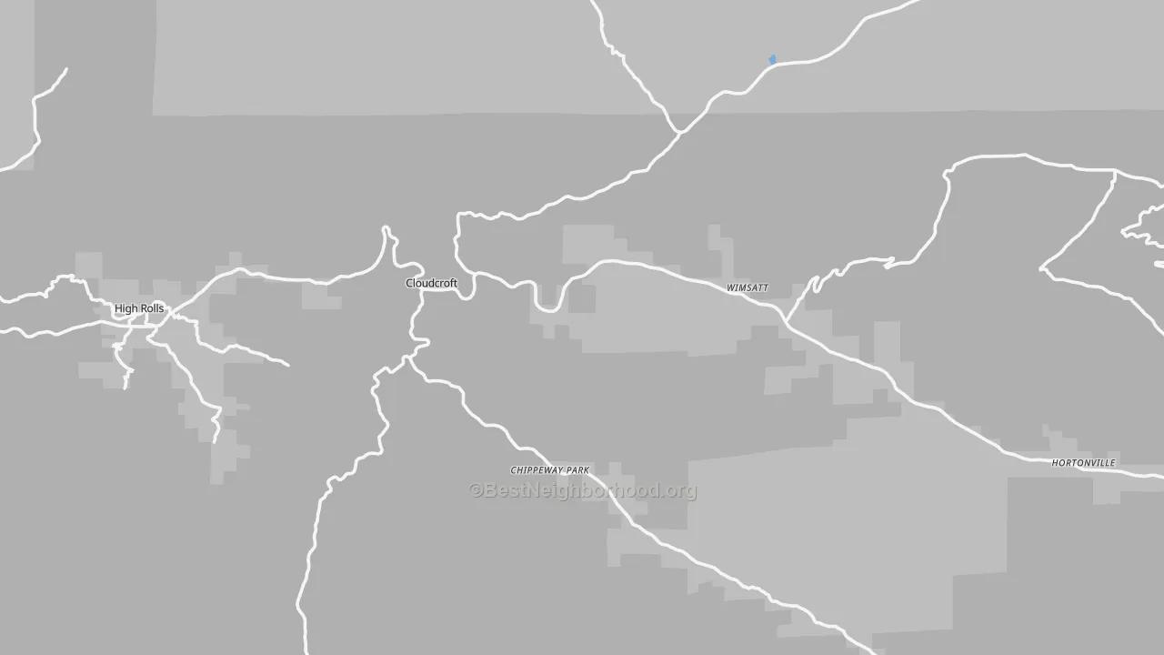 Transit Grade map of 88317, NM