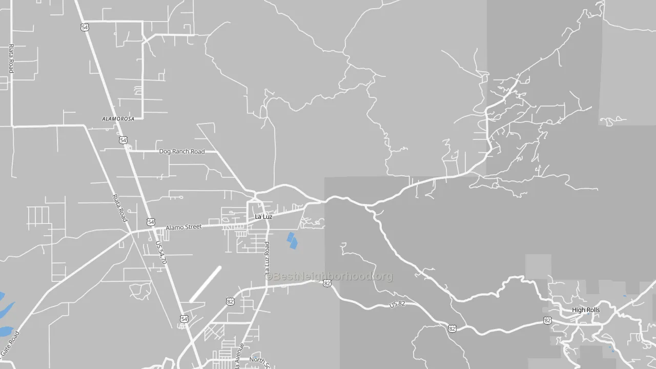 Transit Grade map of 88337, NM